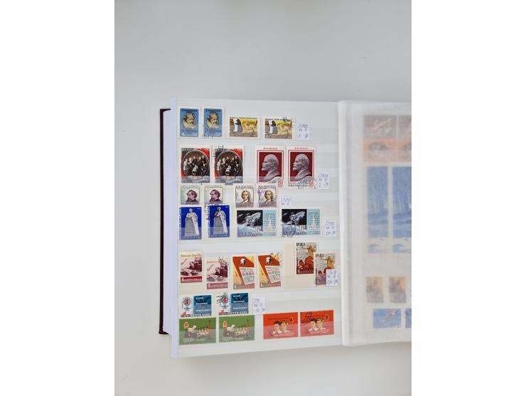 1858/1995, mint never hinged/unused and used collection, starting with Russia No. 2, from 1918 fairly advanced in the Michel 