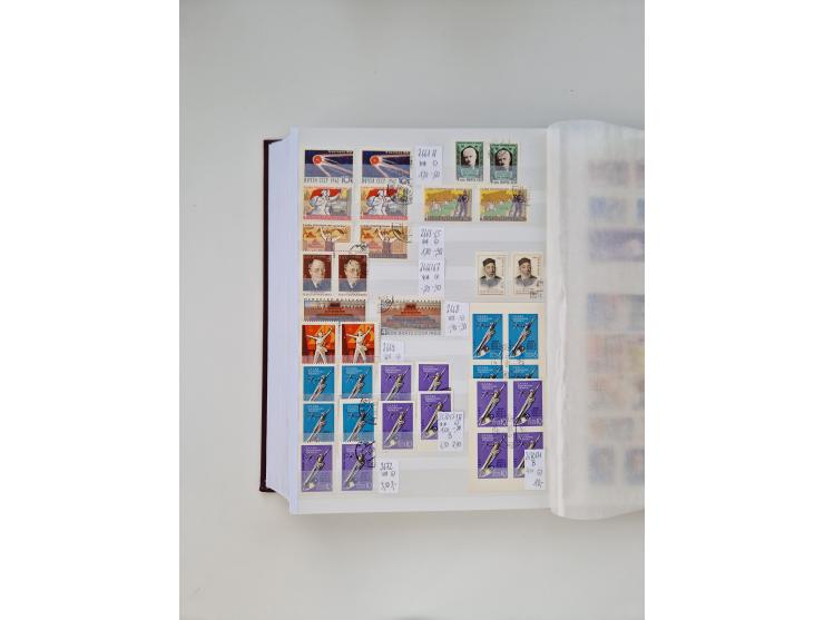 1858/1995, mint never hinged/unused and used collection, starting with Russia No. 2, from 1918 fairly advanced in the Michel 