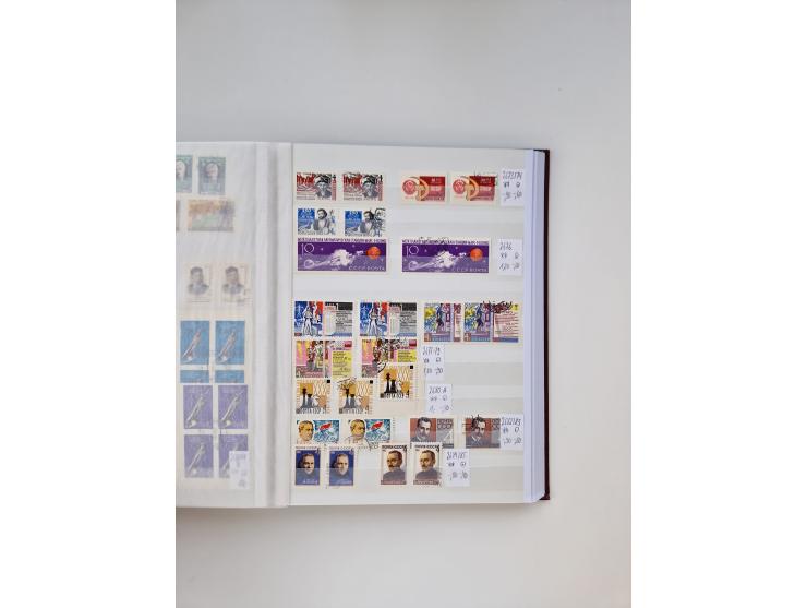 1858/1995, mint never hinged/unused and used collection, starting with Russia No. 2, from 1918 fairly advanced in the Michel 