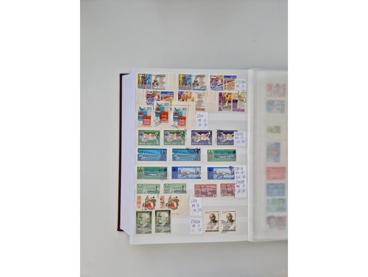 1858/1995, mint never hinged/unused and used collection, starting with Russia No. 2, from 1918 fairly advanced in the Michel 