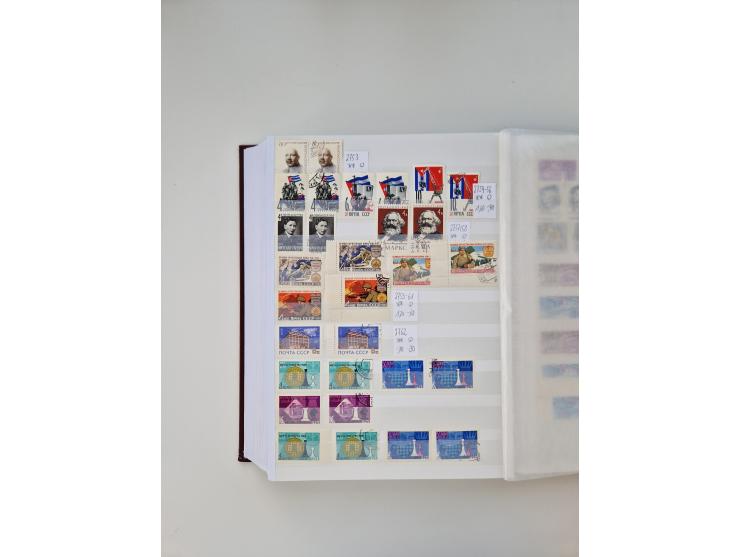 1858/1995, mint never hinged/unused and used collection, starting with Russia No. 2, from 1918 fairly advanced in the Michel 