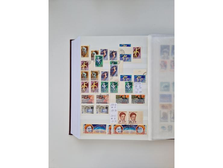 1858/1995, mint never hinged/unused and used collection, starting with Russia No. 2, from 1918 fairly advanced in the Michel 