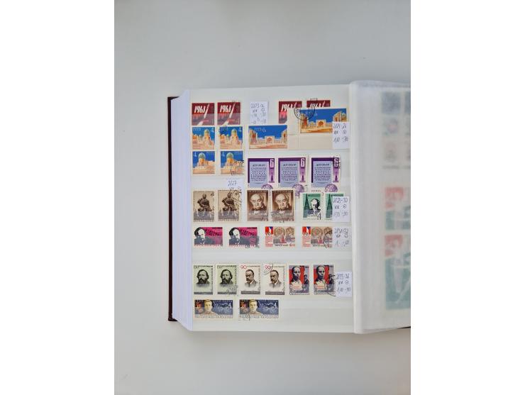 1858/1995, mint never hinged/unused and used collection, starting with Russia No. 2, from 1918 fairly advanced in the Michel 