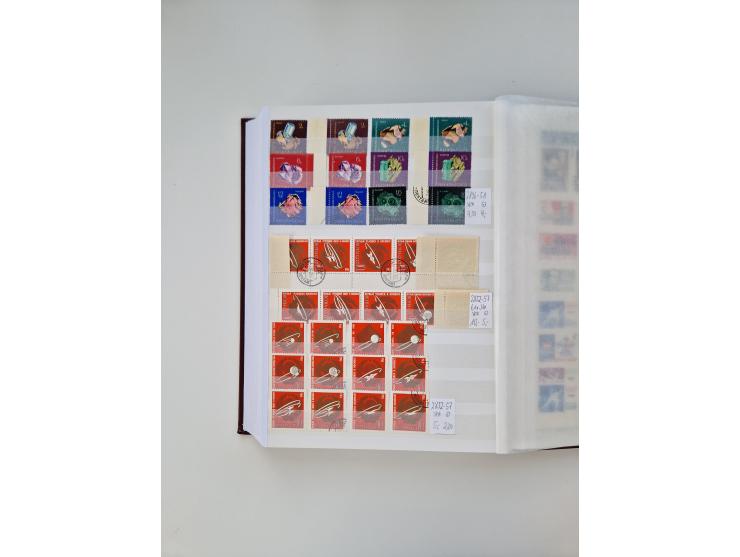 1858/1995, mint never hinged/unused and used collection, starting with Russia No. 2, from 1918 fairly advanced in the Michel 