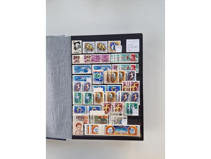 1858/1995, mint never hinged/unused and used collection, starting with Russia No. 2, from 1918 fairly advanced in the Michel 