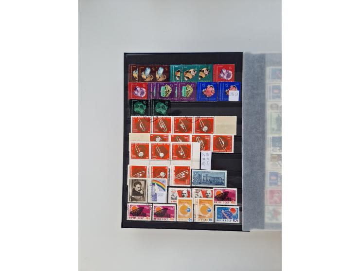 1858/1995, mint never hinged/unused and used collection, starting with Russia No. 2, from 1918 fairly advanced in the Michel 