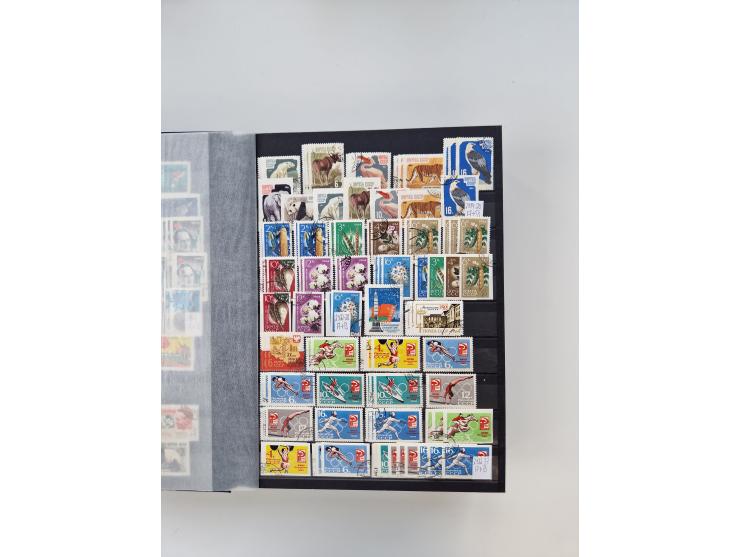 1858/1995, mint never hinged/unused and used collection, starting with Russia No. 2, from 1918 fairly advanced in the Michel 