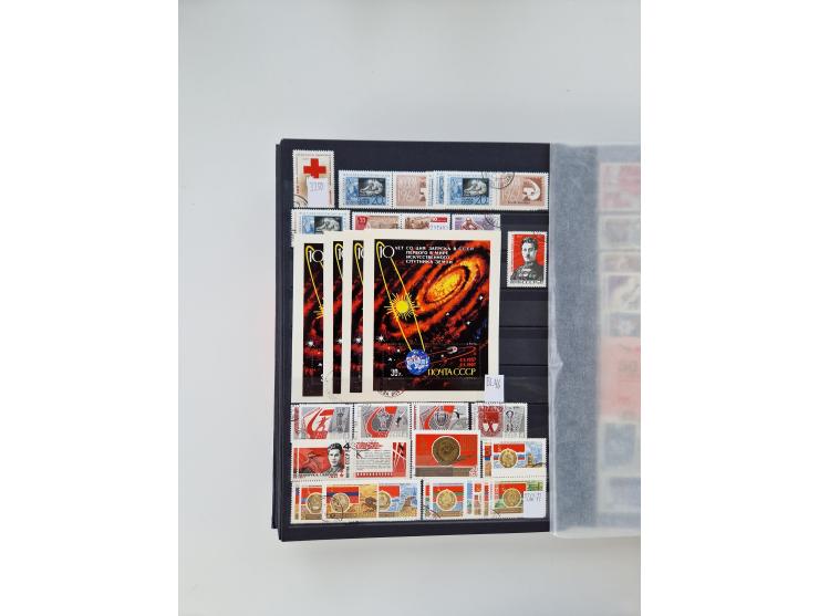 1858/1995, mint never hinged/unused and used collection, starting with Russia No. 2, from 1918 fairly advanced in the Michel 