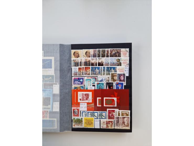 1858/1995, mint never hinged/unused and used collection, starting with Russia No. 2, from 1918 fairly advanced in the Michel 