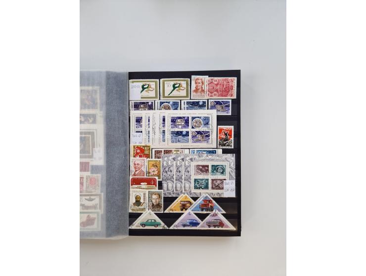 1858/1995, mint never hinged/unused and used collection, starting with Russia No. 2, from 1918 fairly advanced in the Michel 