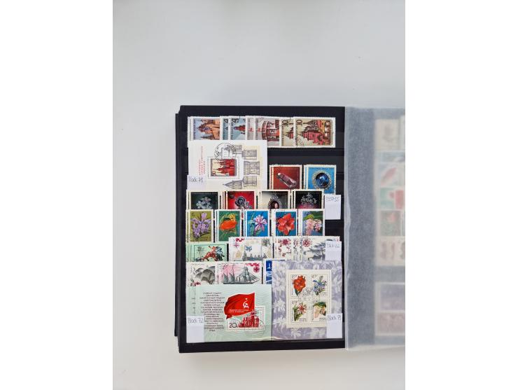 1858/1995, mint never hinged/unused and used collection, starting with Russia No. 2, from 1918 fairly advanced in the Michel 