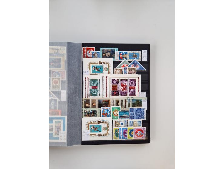 1858/1995, mint never hinged/unused and used collection, starting with Russia No. 2, from 1918 fairly advanced in the Michel 