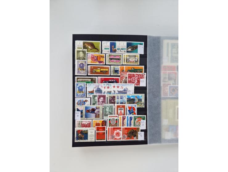 1858/1995, mint never hinged/unused and used collection, starting with Russia No. 2, from 1918 fairly advanced in the Michel 