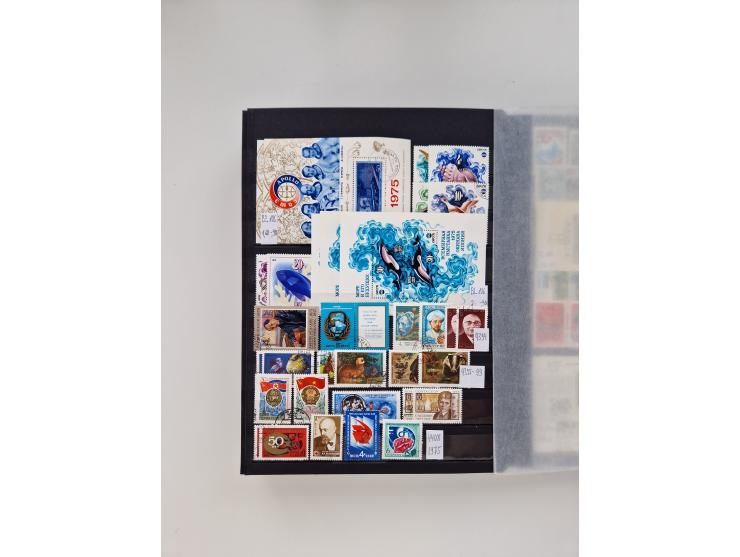 1858/1995, mint never hinged/unused and used collection, starting with Russia No. 2, from 1918 fairly advanced in the Michel 