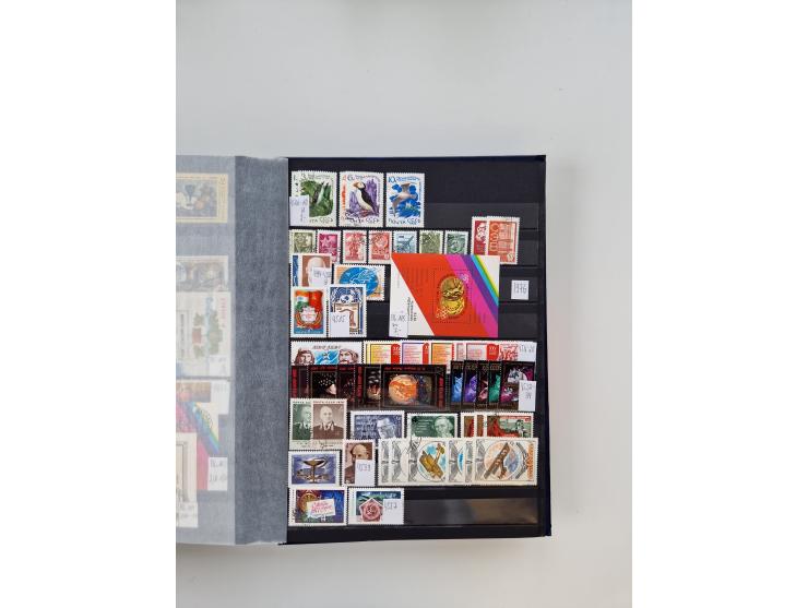 1858/1995, mint never hinged/unused and used collection, starting with Russia No. 2, from 1918 fairly advanced in the Michel 