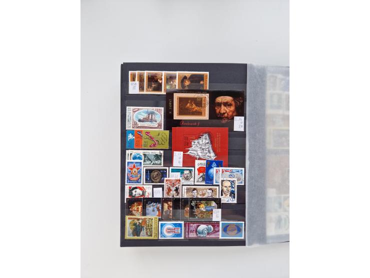 1858/1995, mint never hinged/unused and used collection, starting with Russia No. 2, from 1918 fairly advanced in the Michel 