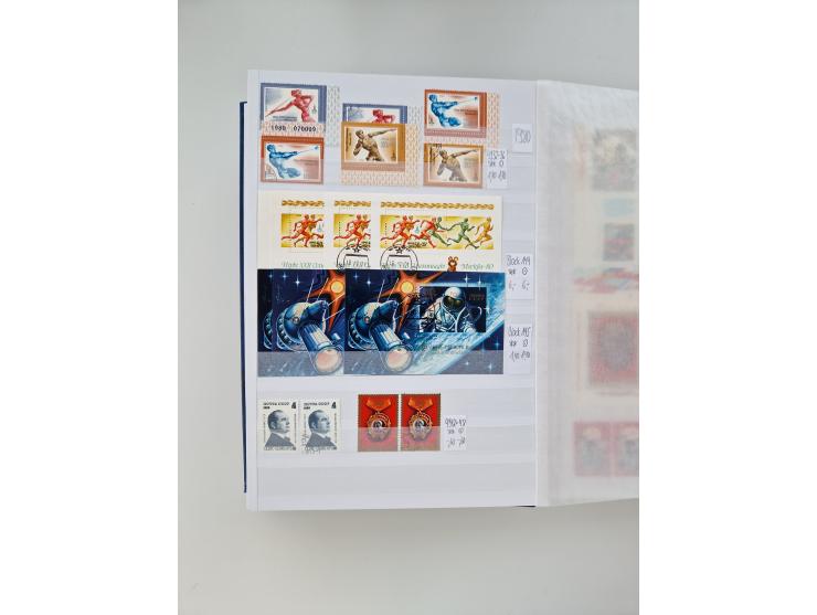 1858/1995, mint never hinged/unused and used collection, starting with Russia No. 2, from 1918 fairly advanced in the Michel 