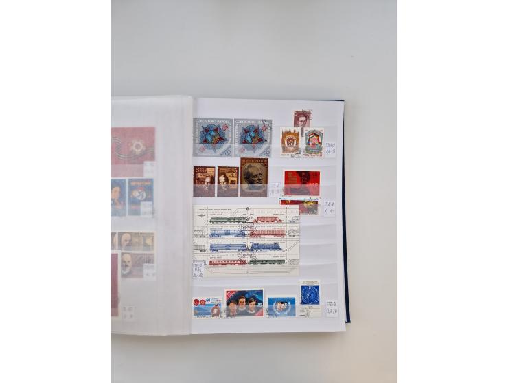 1858/1995, mint never hinged/unused and used collection, starting with Russia No. 2, from 1918 fairly advanced in the Michel 