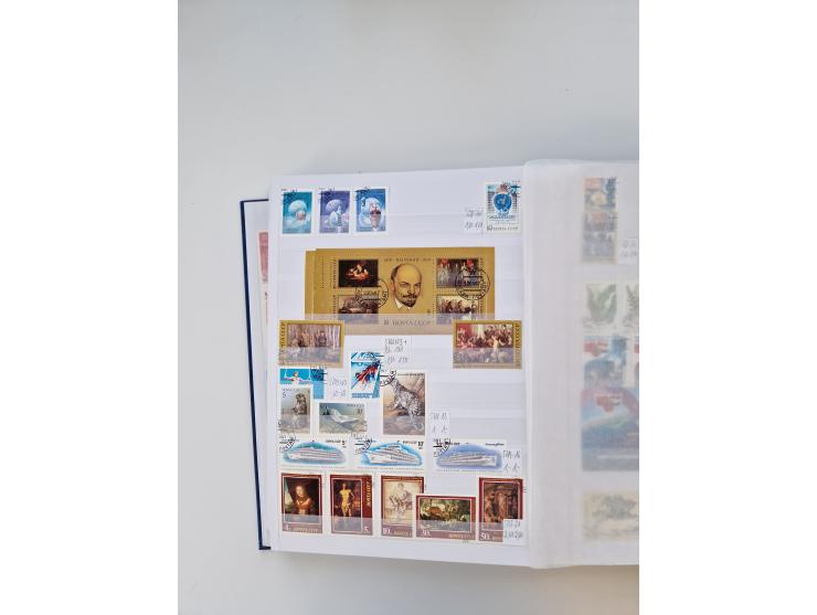 1858/1995, mint never hinged/unused and used collection, starting with Russia No. 2, from 1918 fairly advanced in the Michel 