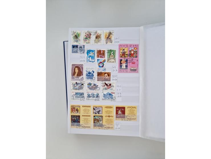 1858/1995, mint never hinged/unused and used collection, starting with Russia No. 2, from 1918 fairly advanced in the Michel 