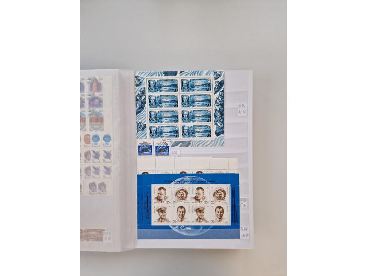 1858/1995, mint never hinged/unused and used collection, starting with Russia No. 2, from 1918 fairly advanced in the Michel 