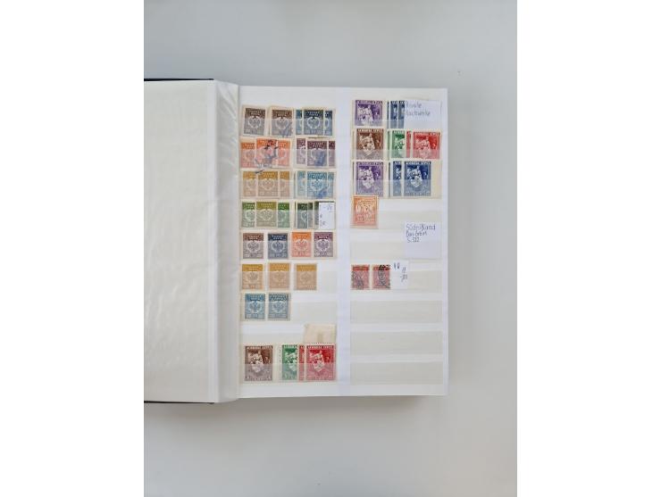 1858/1995, mint never hinged/unused and used collection, starting with Russia No. 2, from 1918 fairly advanced in the Michel 