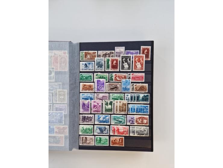 1858/1995, mint never hinged/unused and used collection, starting with Russia No. 2, from 1918 fairly advanced in the Michel 