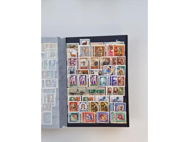 1858/1995, mint never hinged/unused and used collection, starting with Russia No. 2, from 1918 fairly advanced in the Michel 