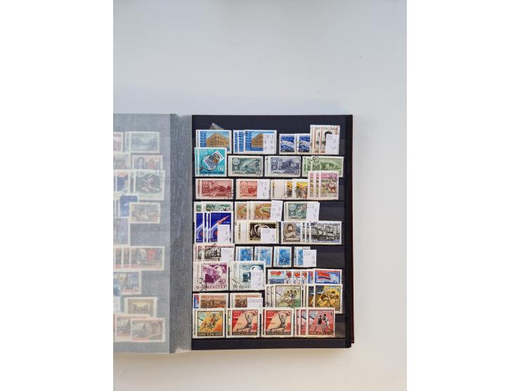 1858/1995, mint never hinged/unused and used collection, starting with Russia No. 2, from 1918 fairly advanced in the Michel 