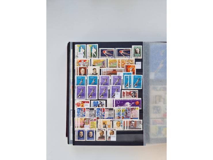 1858/1995, mint never hinged/unused and used collection, starting with Russia No. 2, from 1918 fairly advanced in the Michel 