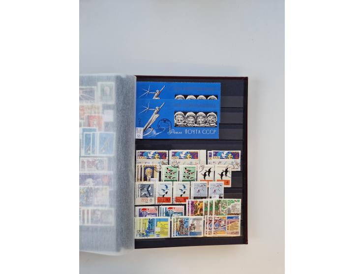 1858/1995, mint never hinged/unused and used collection, starting with Russia No. 2, from 1918 fairly advanced in the Michel 