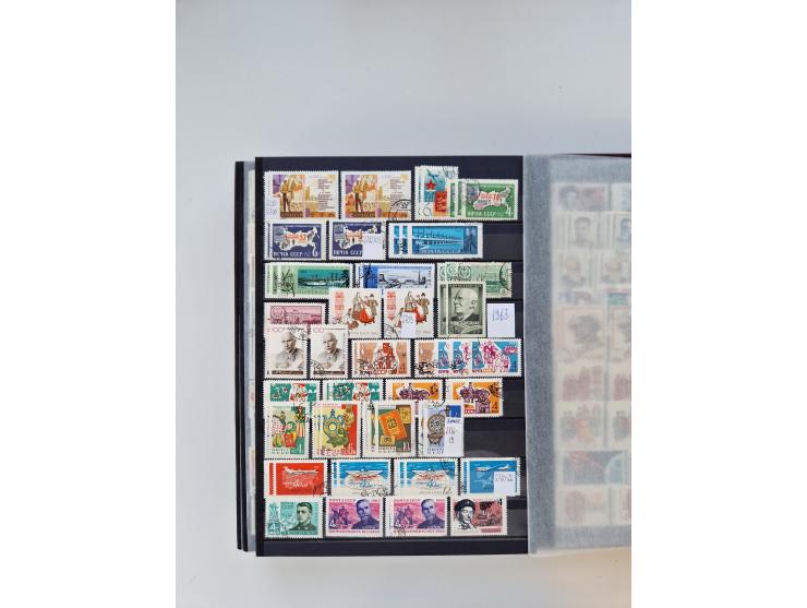 1858/1995, mint never hinged/unused and used collection, starting with Russia No. 2, from 1918 fairly advanced in the Michel 