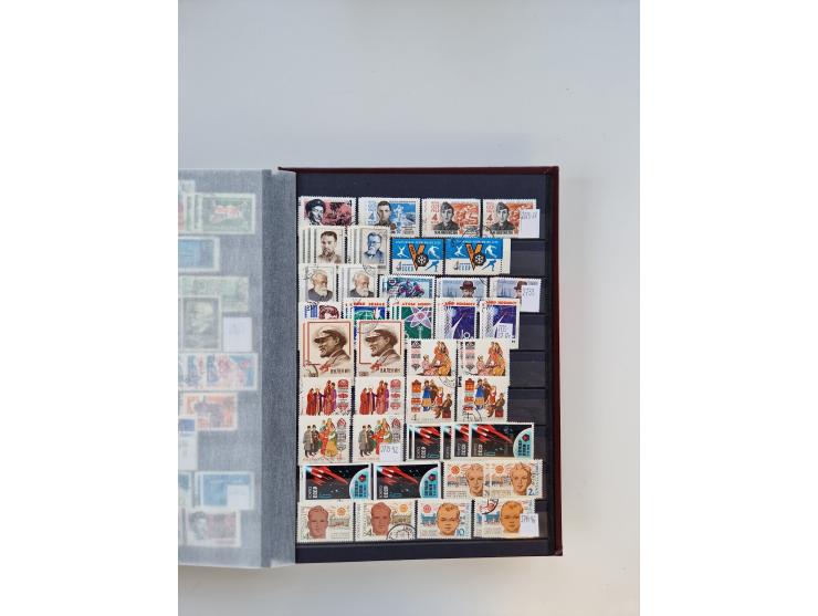 1858/1995, mint never hinged/unused and used collection, starting with Russia No. 2, from 1918 fairly advanced in the Michel 