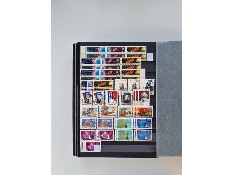 1858/1995, mint never hinged/unused and used collection, starting with Russia No. 2, from 1918 fairly advanced in the Michel 