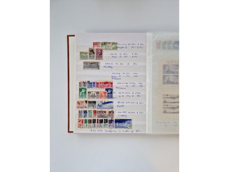 1858/1995, mint never hinged/unused and used collection, starting with Russia No. 2, from 1918 fairly advanced in the Michel 