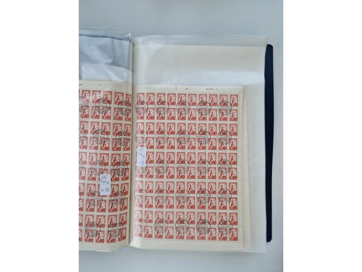 1858/1995, mint never hinged/unused and used collection, starting with Russia No. 2, from 1918 fairly advanced in the Michel 