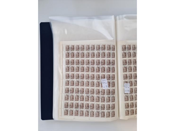 1858/1995, mint never hinged/unused and used collection, starting with Russia No. 2, from 1918 fairly advanced in the Michel 