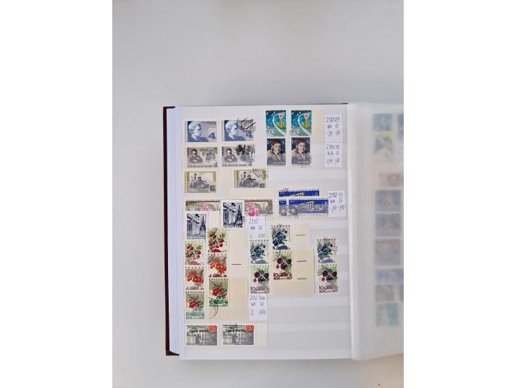 1858/1995, mint never hinged/unused and used collection, starting with Russia No. 2, from 1918 fairly advanced in the Michel 