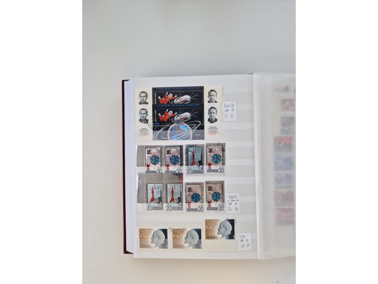 1858/1995, mint never hinged/unused and used collection, starting with Russia No. 2, from 1918 fairly advanced in the Michel 