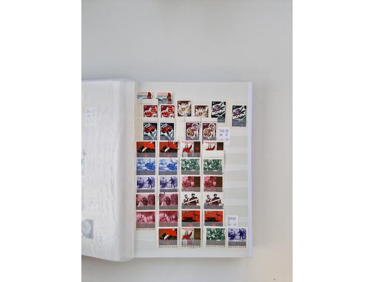 1858/1995, mint never hinged/unused and used collection, starting with Russia No. 2, from 1918 fairly advanced in the Michel 