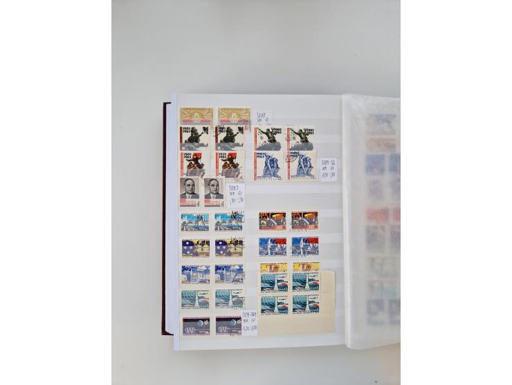 1858/1995, mint never hinged/unused and used collection, starting with Russia No. 2, from 1918 fairly advanced in the Michel 