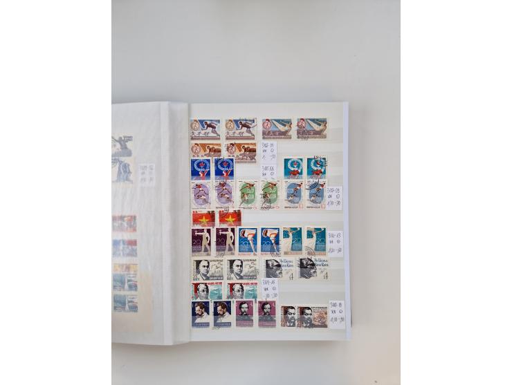 1858/1995, mint never hinged/unused and used collection, starting with Russia No. 2, from 1918 fairly advanced in the Michel 