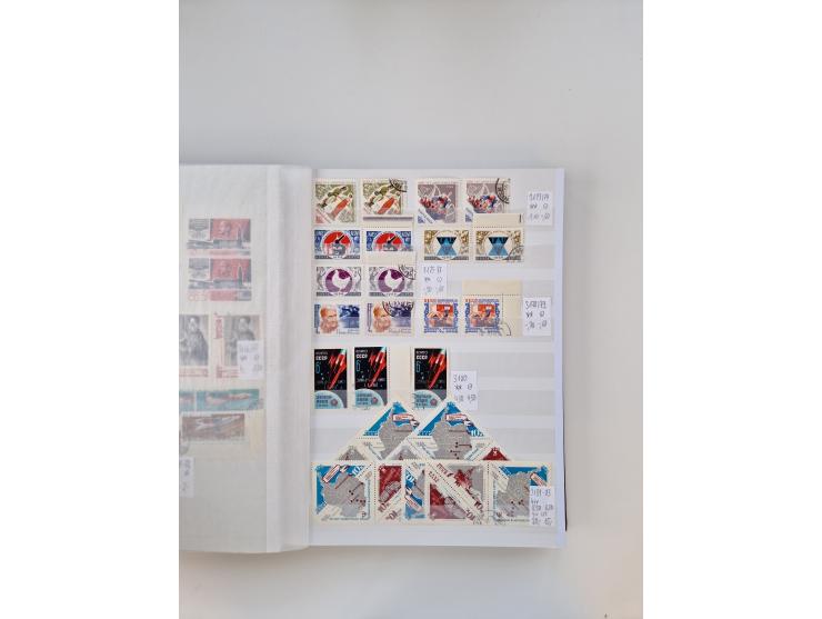 1858/1995, mint never hinged/unused and used collection, starting with Russia No. 2, from 1918 fairly advanced in the Michel 