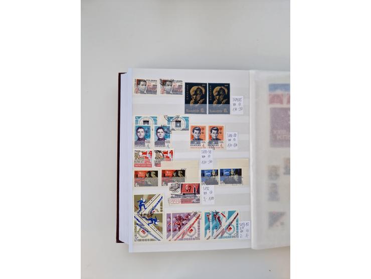 1858/1995, mint never hinged/unused and used collection, starting with Russia No. 2, from 1918 fairly advanced in the Michel 