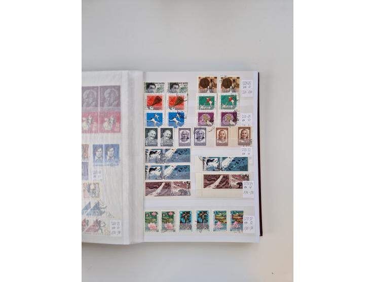 1858/1995, mint never hinged/unused and used collection, starting with Russia No. 2, from 1918 fairly advanced in the Michel 