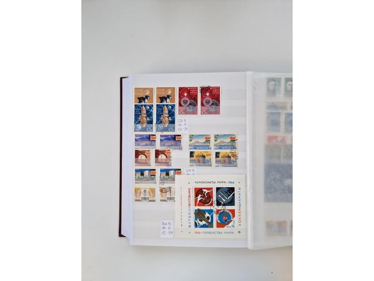 1858/1995, mint never hinged/unused and used collection, starting with Russia No. 2, from 1918 fairly advanced in the Michel 