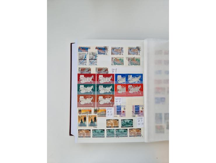 1858/1995, mint never hinged/unused and used collection, starting with Russia No. 2, from 1918 fairly advanced in the Michel 