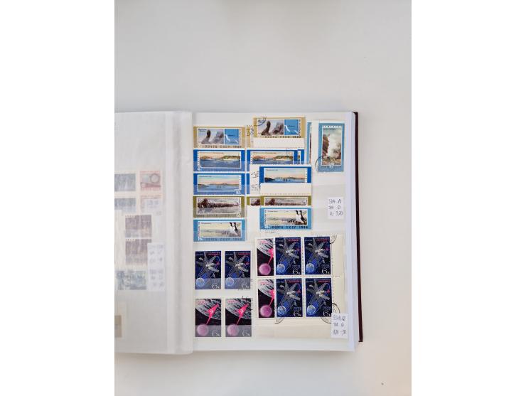 1858/1995, mint never hinged/unused and used collection, starting with Russia No. 2, from 1918 fairly advanced in the Michel 