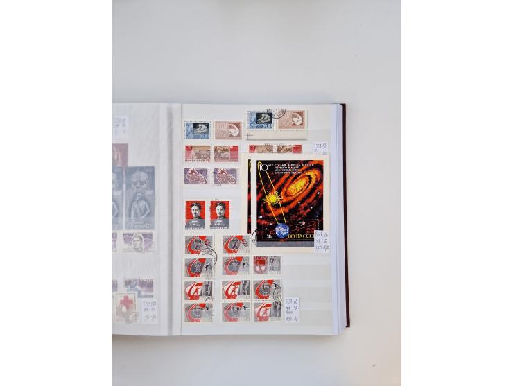 1858/1995, mint never hinged/unused and used collection, starting with Russia No. 2, from 1918 fairly advanced in the Michel 