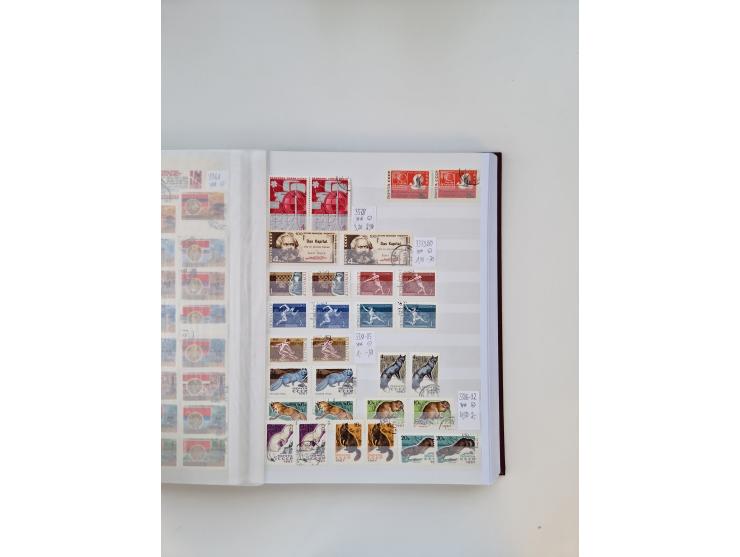 1858/1995, mint never hinged/unused and used collection, starting with Russia No. 2, from 1918 fairly advanced in the Michel 